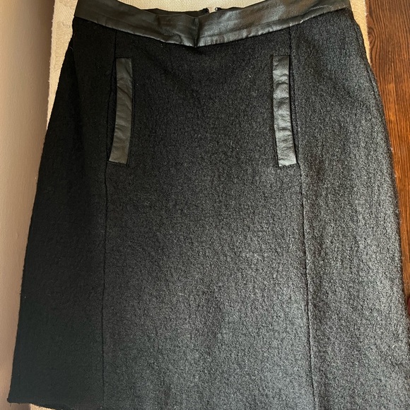 French Connection Black A-Line Skirt - Picture 1 of 7